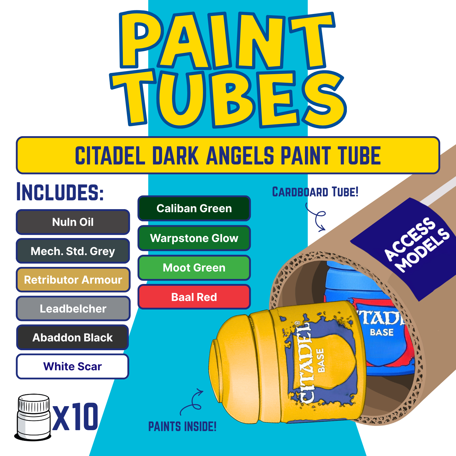 Citadel paint tube- Dark Angels