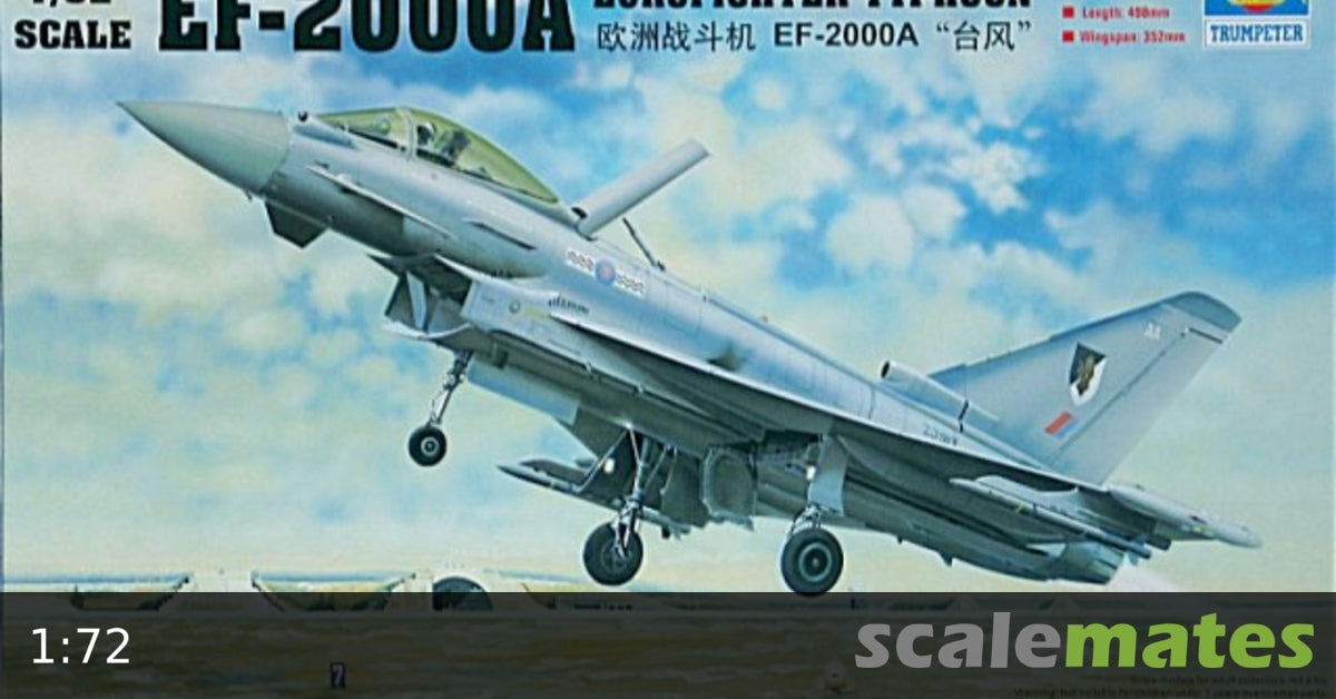 Trumpeter 1:32 - Eurofighter EF-2000 Typhoon Twin Seat