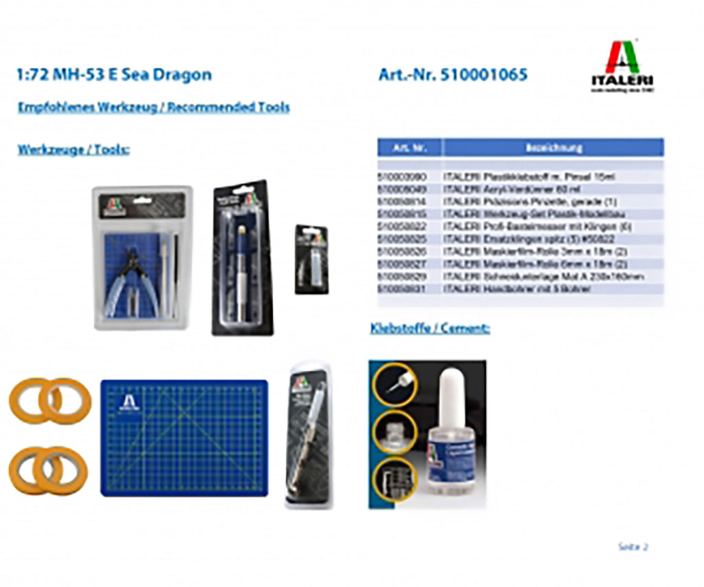 Italeri Mh-53 E Sea Dragon 1065