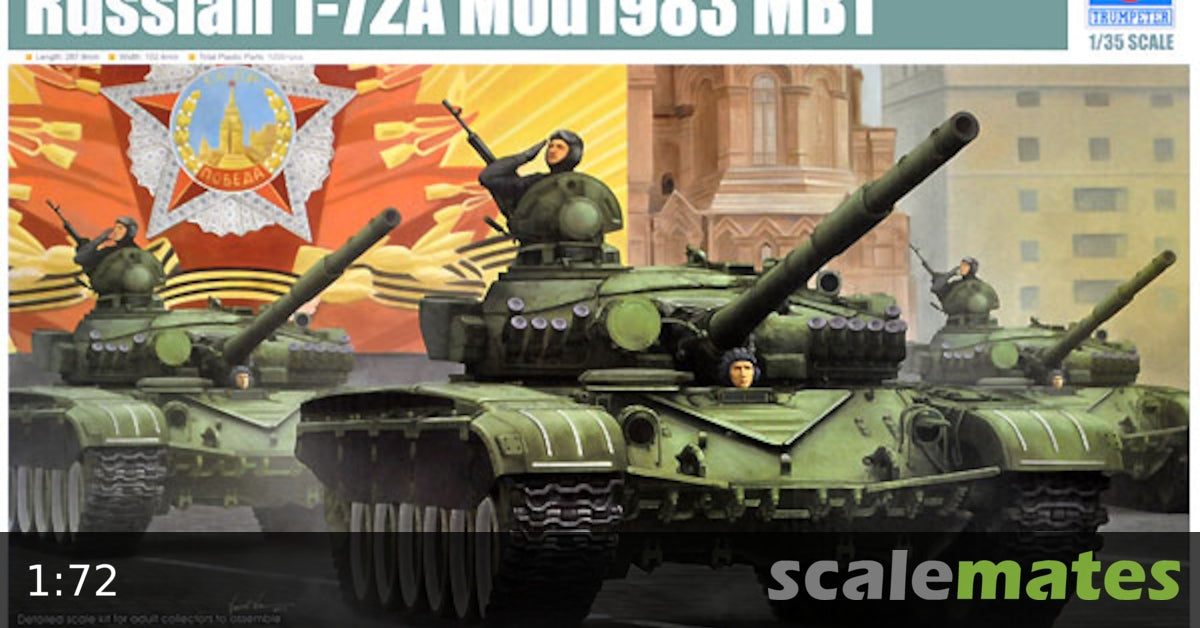 Trumpeter 1:35 - Russian T-72A Mod. 1983 MBT