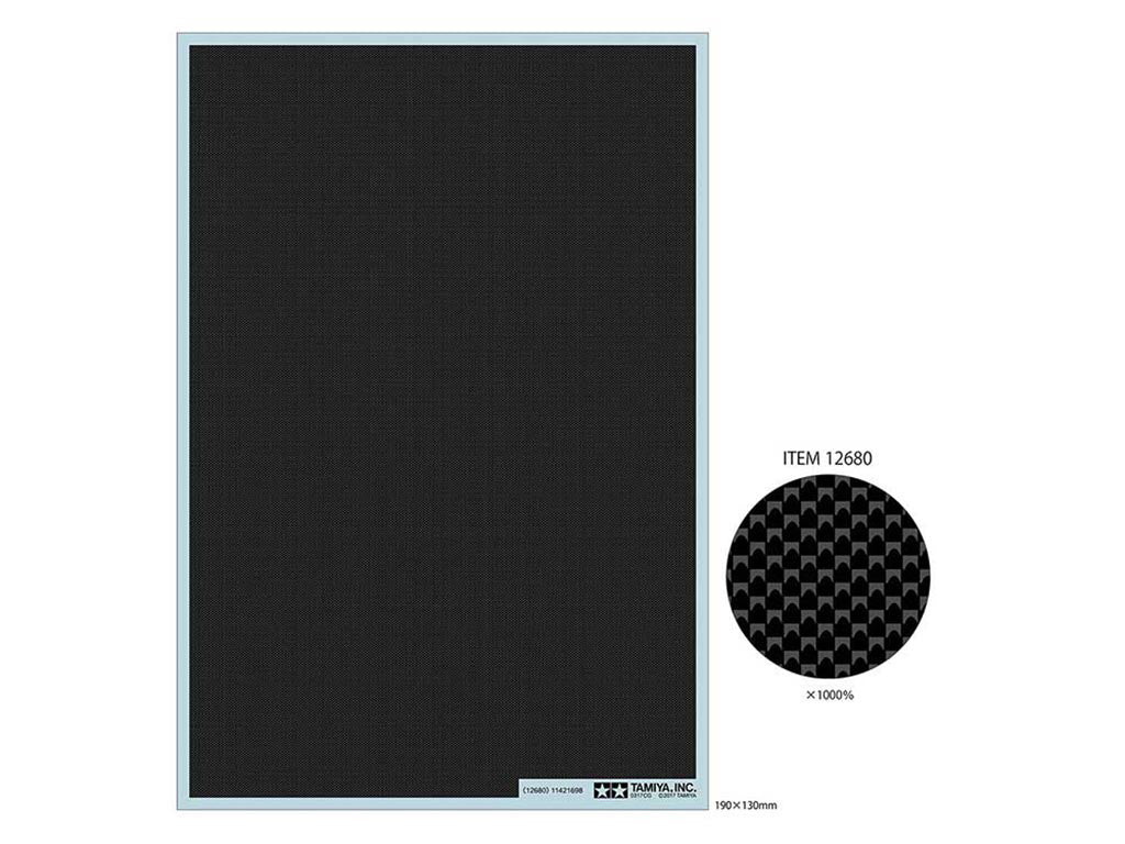 Tamiya Carbon Pattern Decal Set Plain Weave/Extra Fine