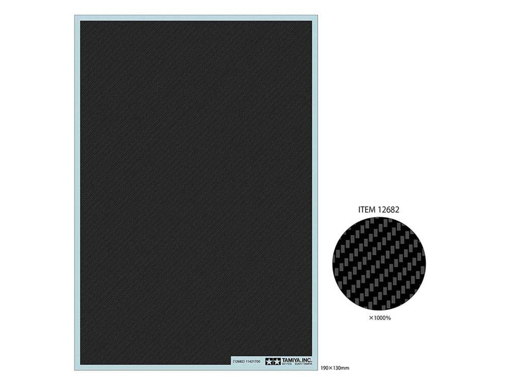 Tamiya Carbon Pattern Decal Set Twill Weave/Extra Fine