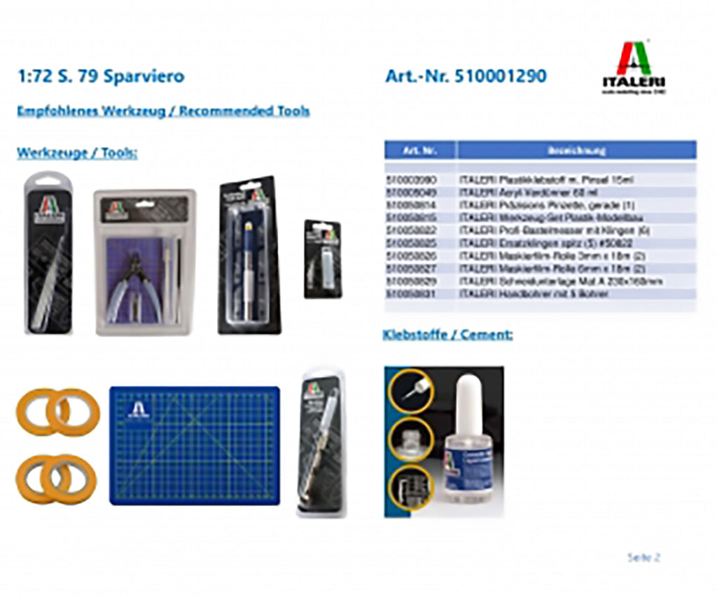 Italeri S.79 Sparviero Rr