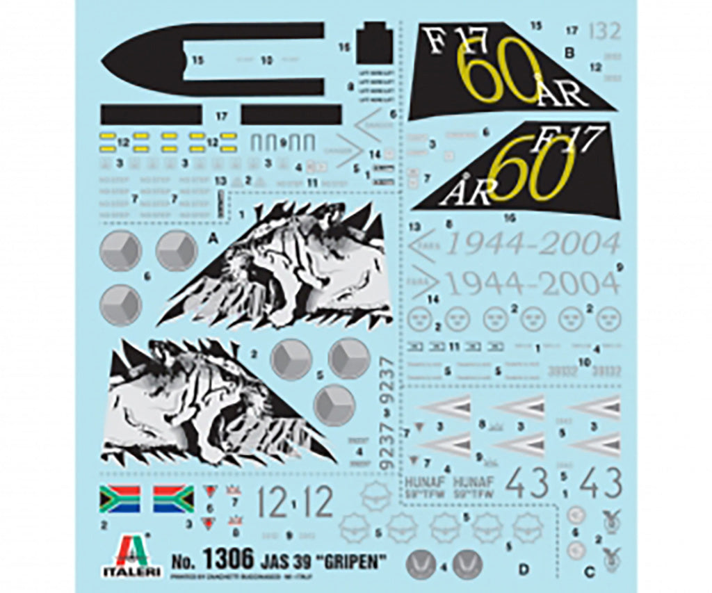 Italeri Jas 39 Gripen 1306