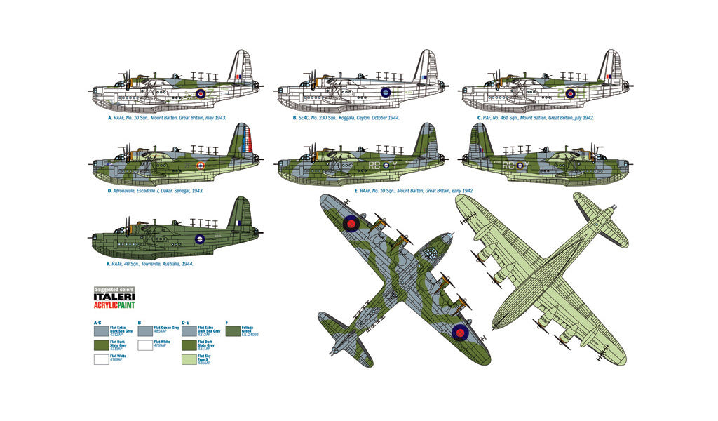 Italeri Raf Sunderland Mk.Iii 1352
