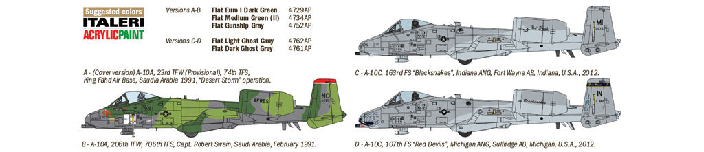 Italeri A-10 Gulf War