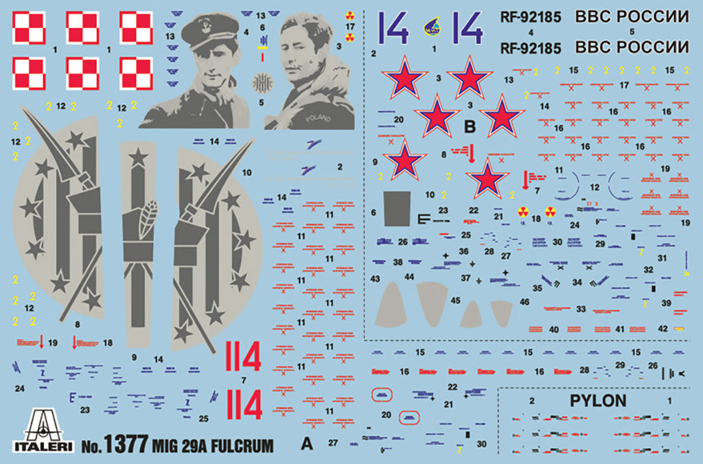 Italeri Mig 29A Fulcrum 1377