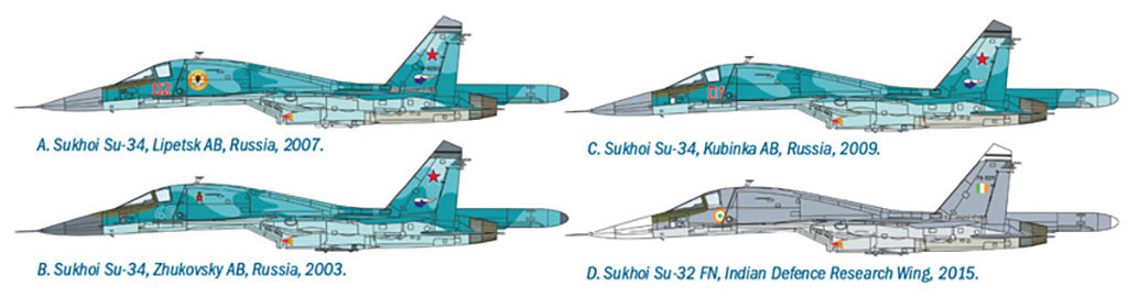 Italeri Sukhoi Su-34 Fullback 1379