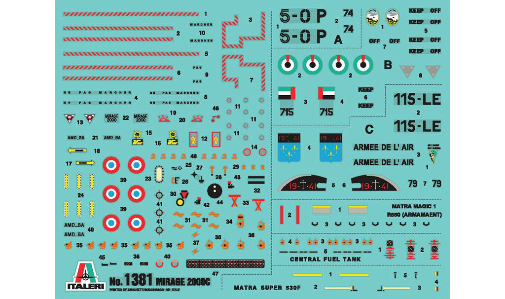 Italeri Mirage 2000C Gulf War