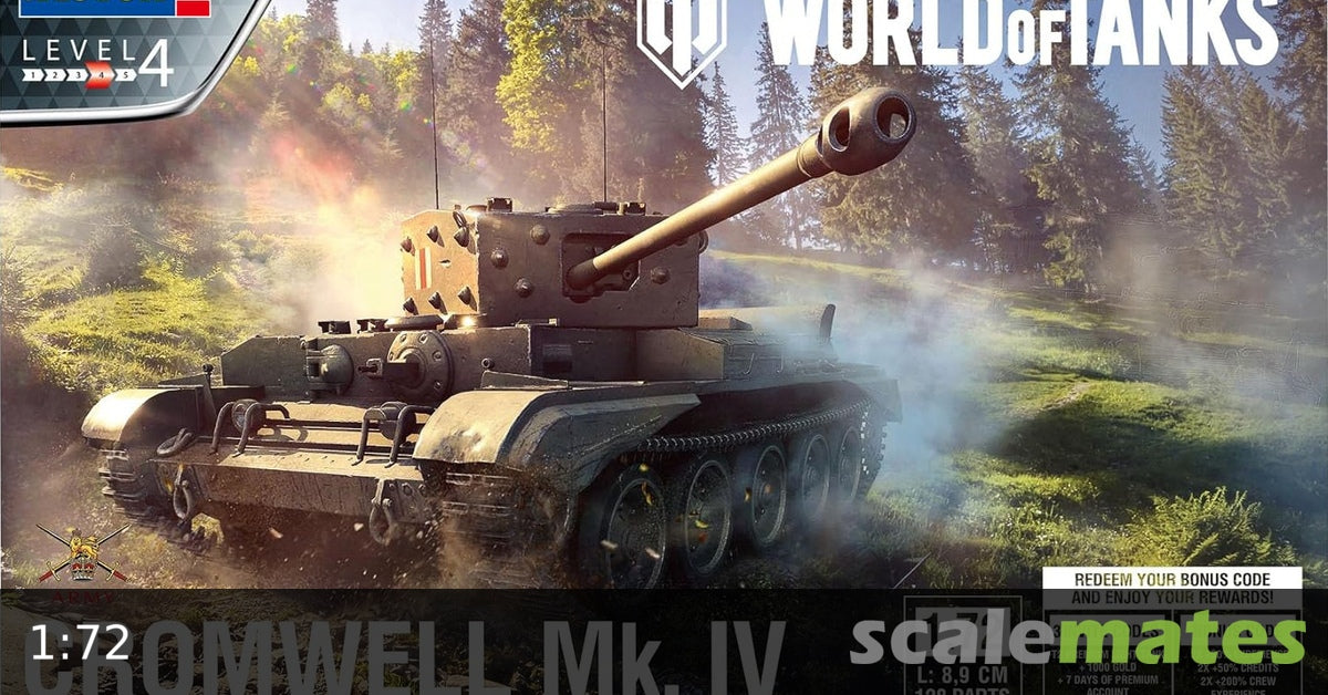 Revell World of Tanks 1:72 - Cromwell Mk. IV