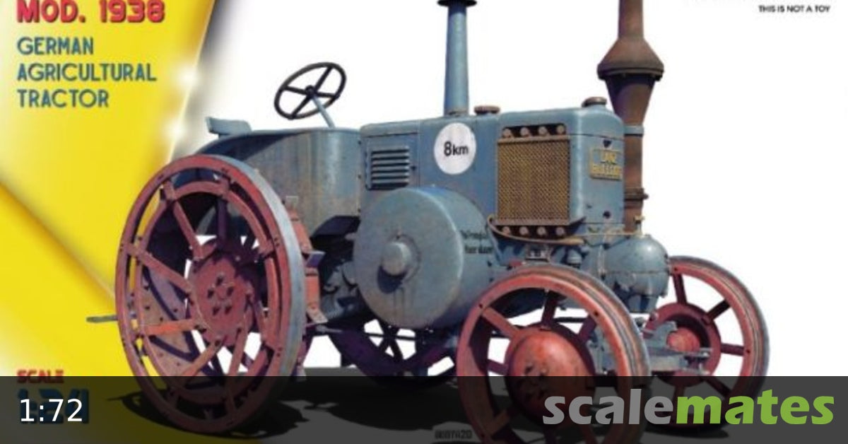 Miniart 1:24 - German D8500 Mod 1938 Agricultural Tractor
