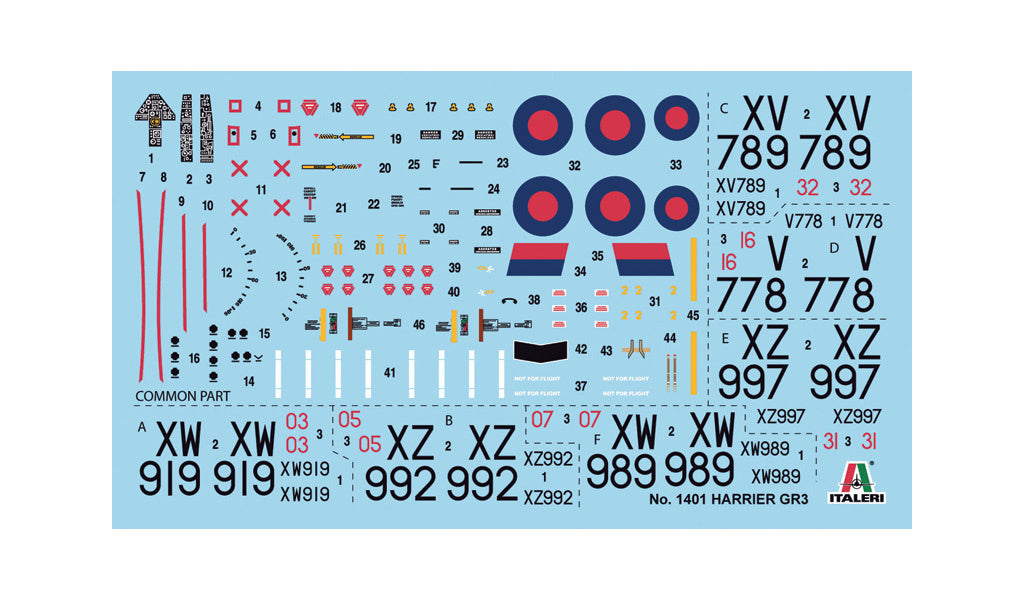 Italeri Harrier Gr.3 "Falkland" 1401