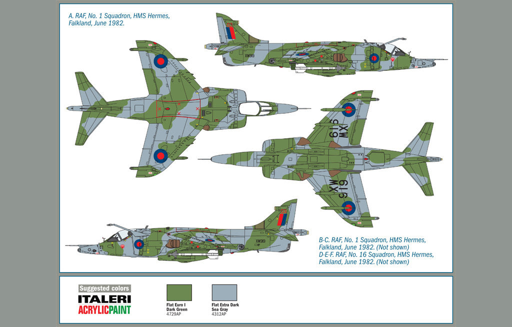 Italeri Harrier Gr.3 "Falkland" 1401