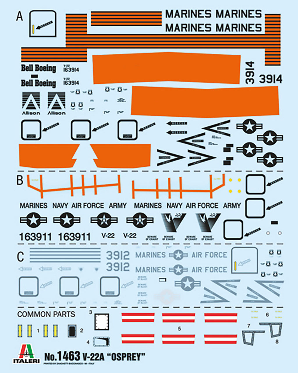 Italeri V-22A Osprey 1463