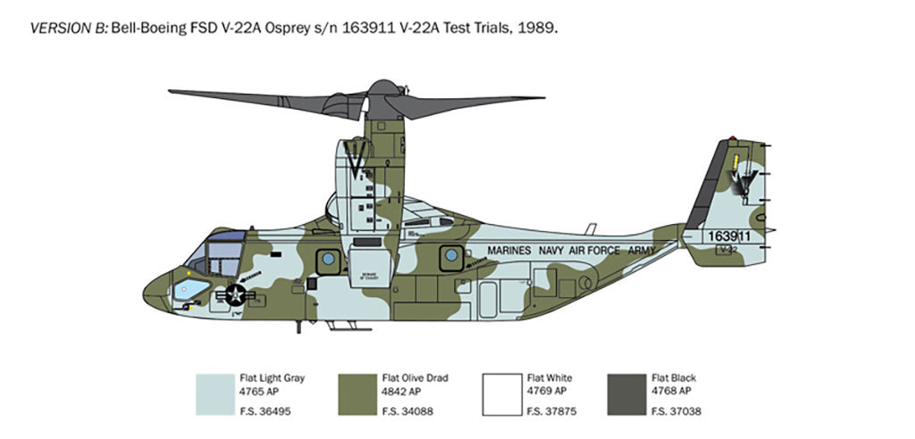 Italeri V-22A Osprey 1463
