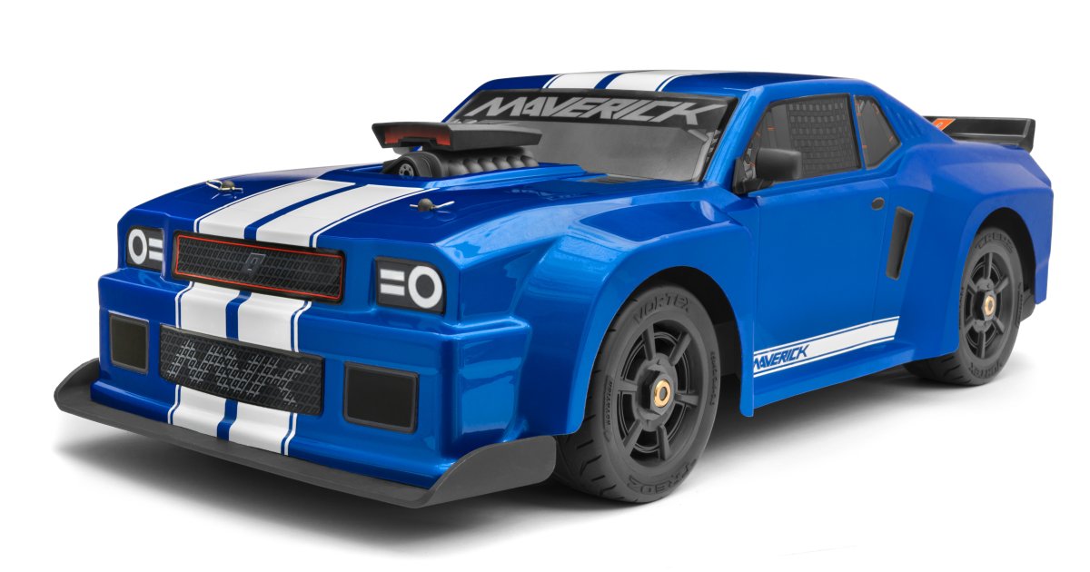 HPI Racing QuantumR Flux 4S 1/8 4WD Muscle Car - Blue 150310
