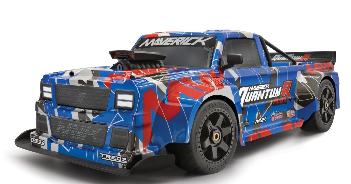HPI Racing QuantumR Flux 4S 1/8 4WD Race Truck - Blue/Red 150312