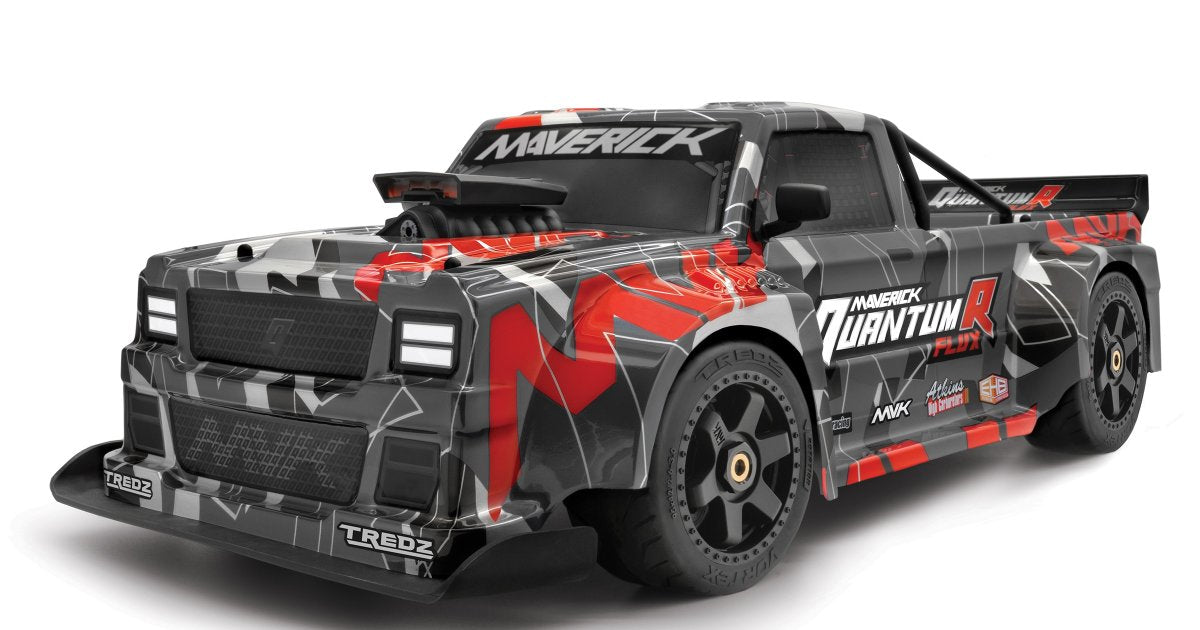 HPI Racing QuantumR Flux 4S 1/8 4WD Race Truck - Grey/Red 150313