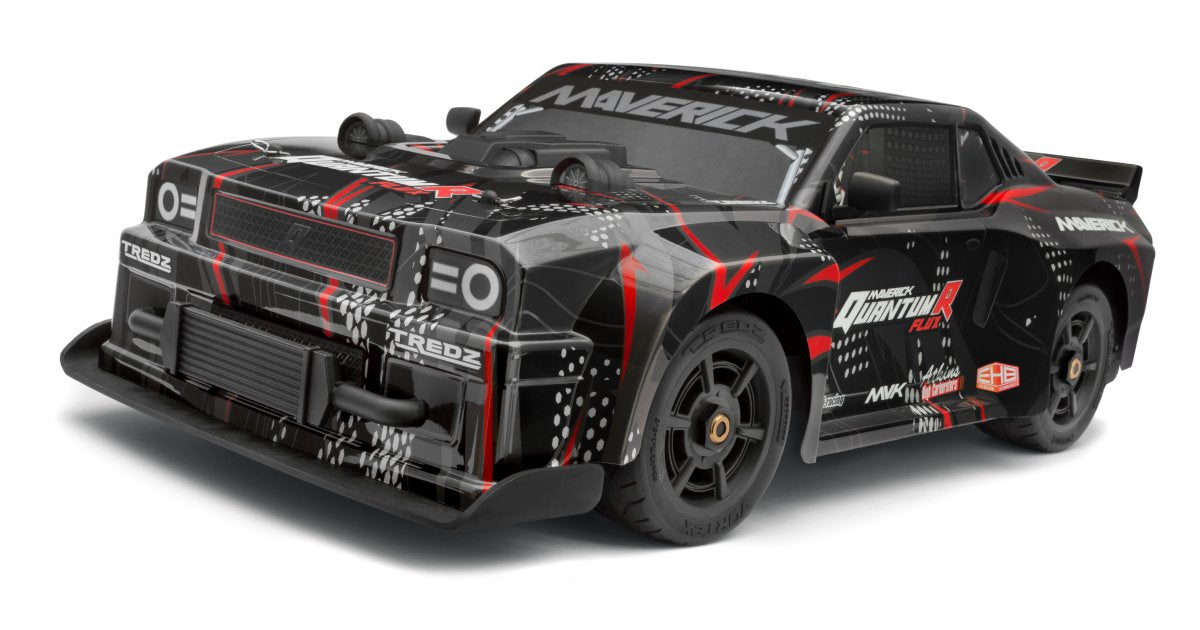 HPI Racing QuantumR Flux 4S 1/8 4WD Muscle Car - Black/Red 150350