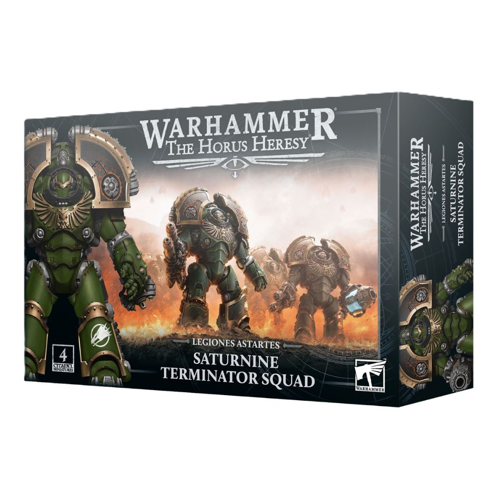 Warhammer The Horus Heresy Saturnine Terminator Squad box on a white background