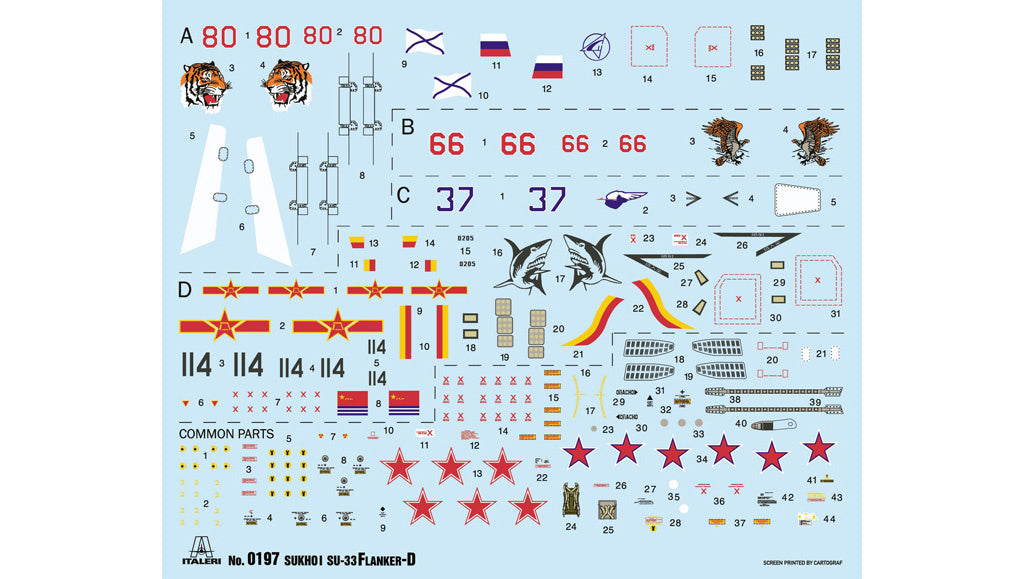 Italeri Su-33 Sea Flanker D