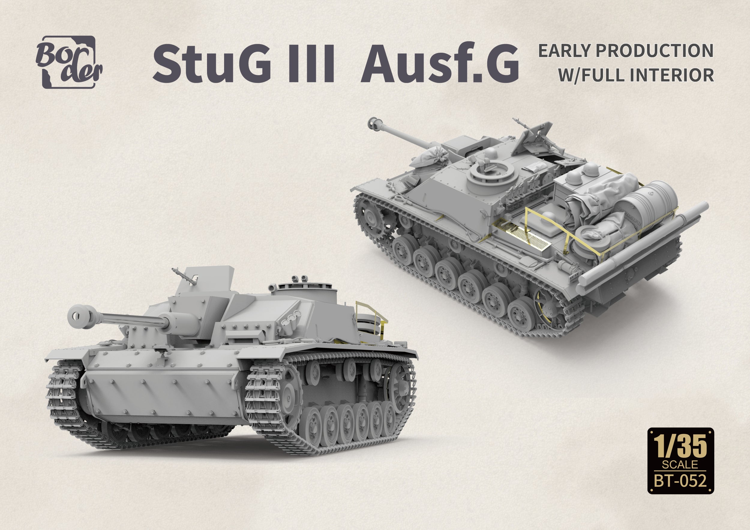 BT-052 Stug III Ausf. G Early Production with Full Interior