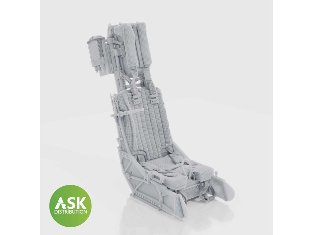 SJU-4 Ejection Seat with seat belts - 1 pc recommended for McDonnell-Douglas AV-8B Harrier II PLUS - (designed to be used with Uma Model kits)