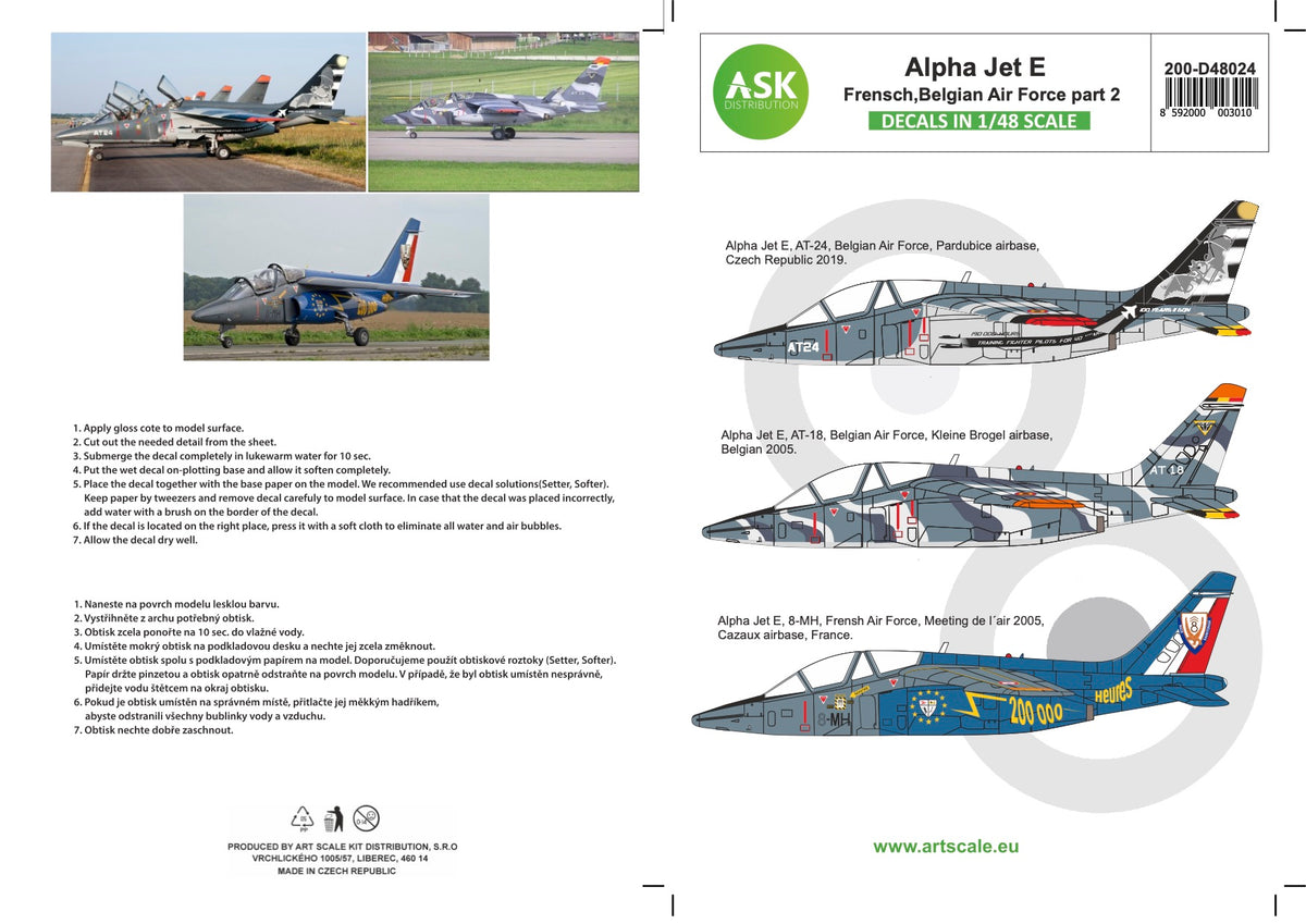 Alpha Jet E -Belgian Air Force, Armeé de l´Air - Part 2