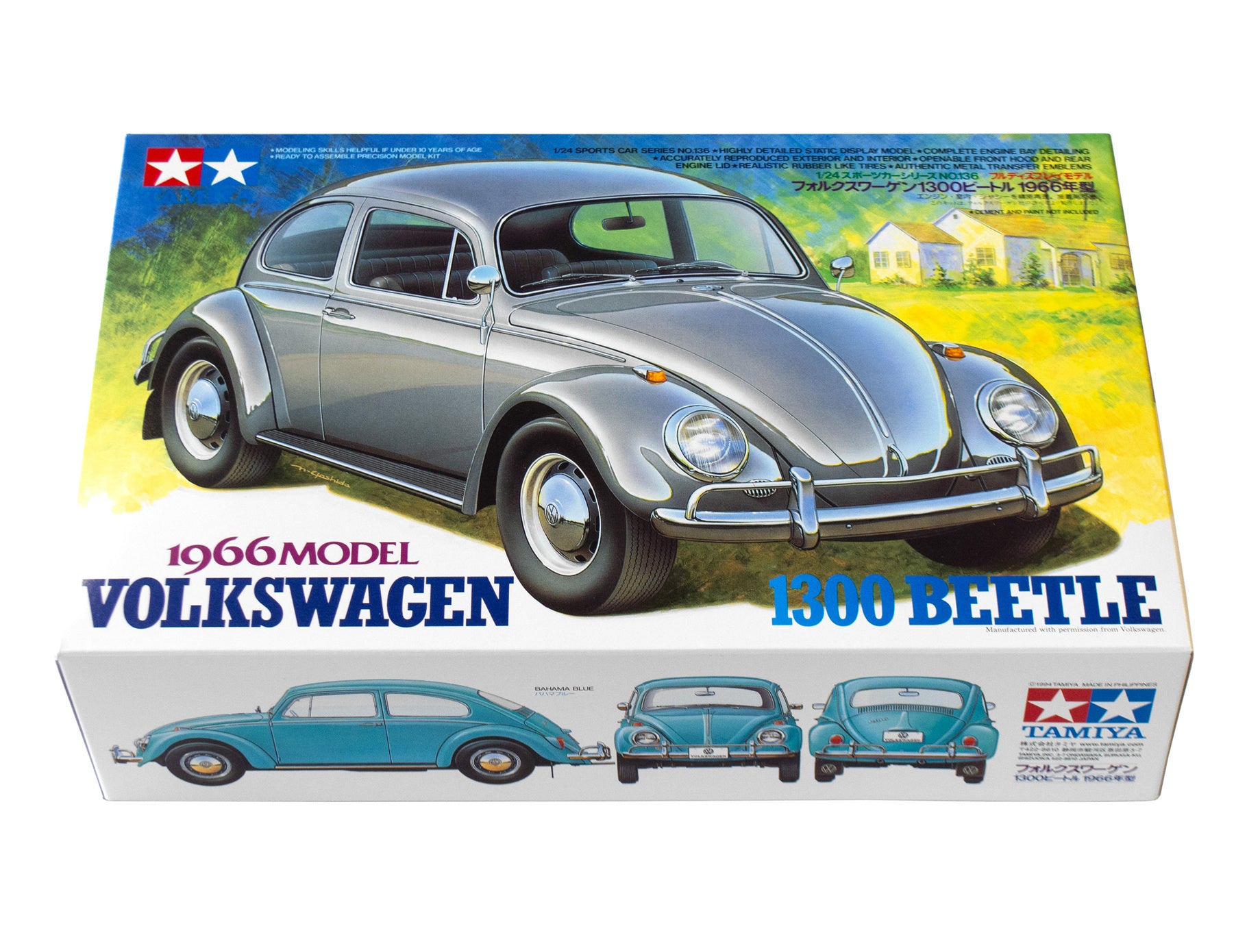 Tamiya Volkswagen 1300 Beetle 1966 24136 - Car & Motorcycle Kits