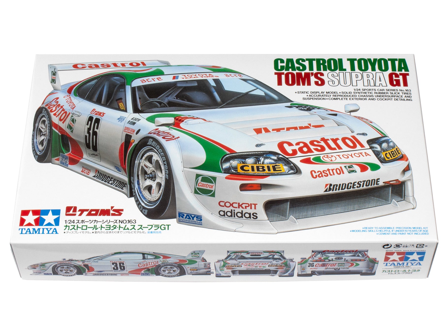 Tamiya Castrol Toyota Tom's Supra Gt 24163
