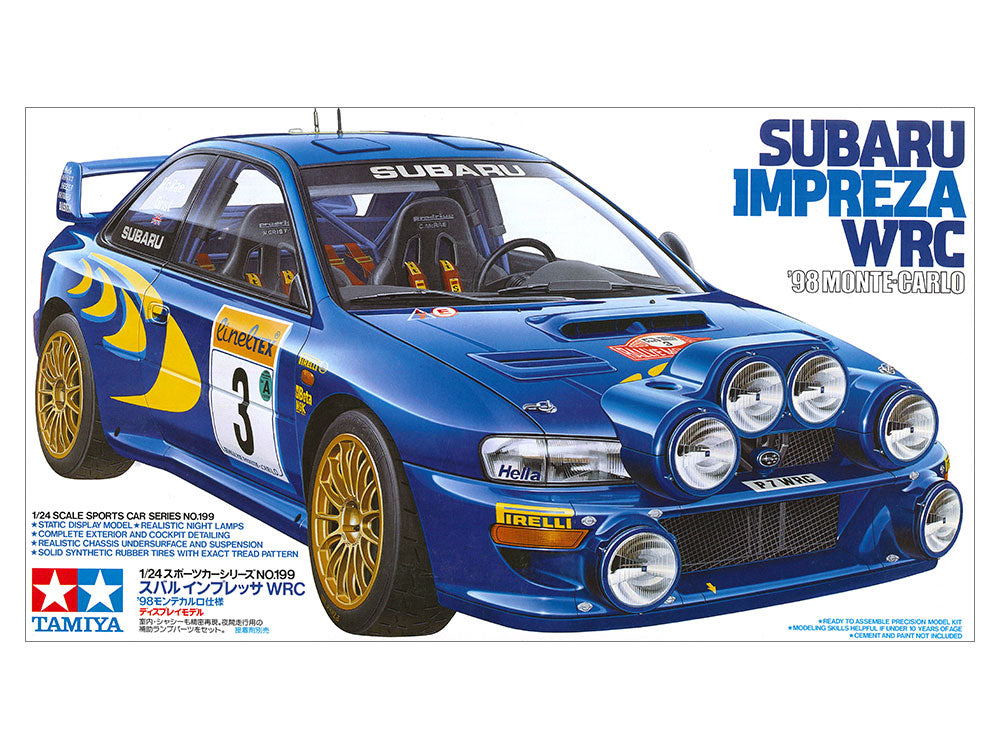 Tamiya 1/24 SUBARU IMPREZA WRC '98 MONTE-CARLO