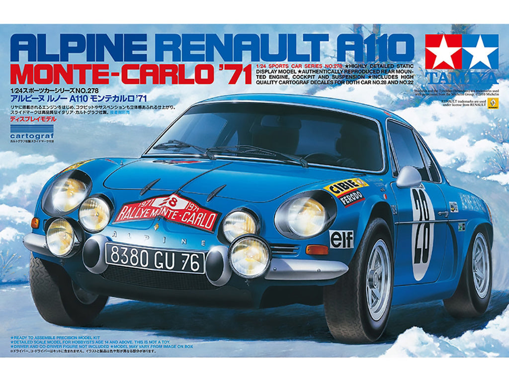 Tamiya Alpine A110 Monte-Carlo '71 Ltd