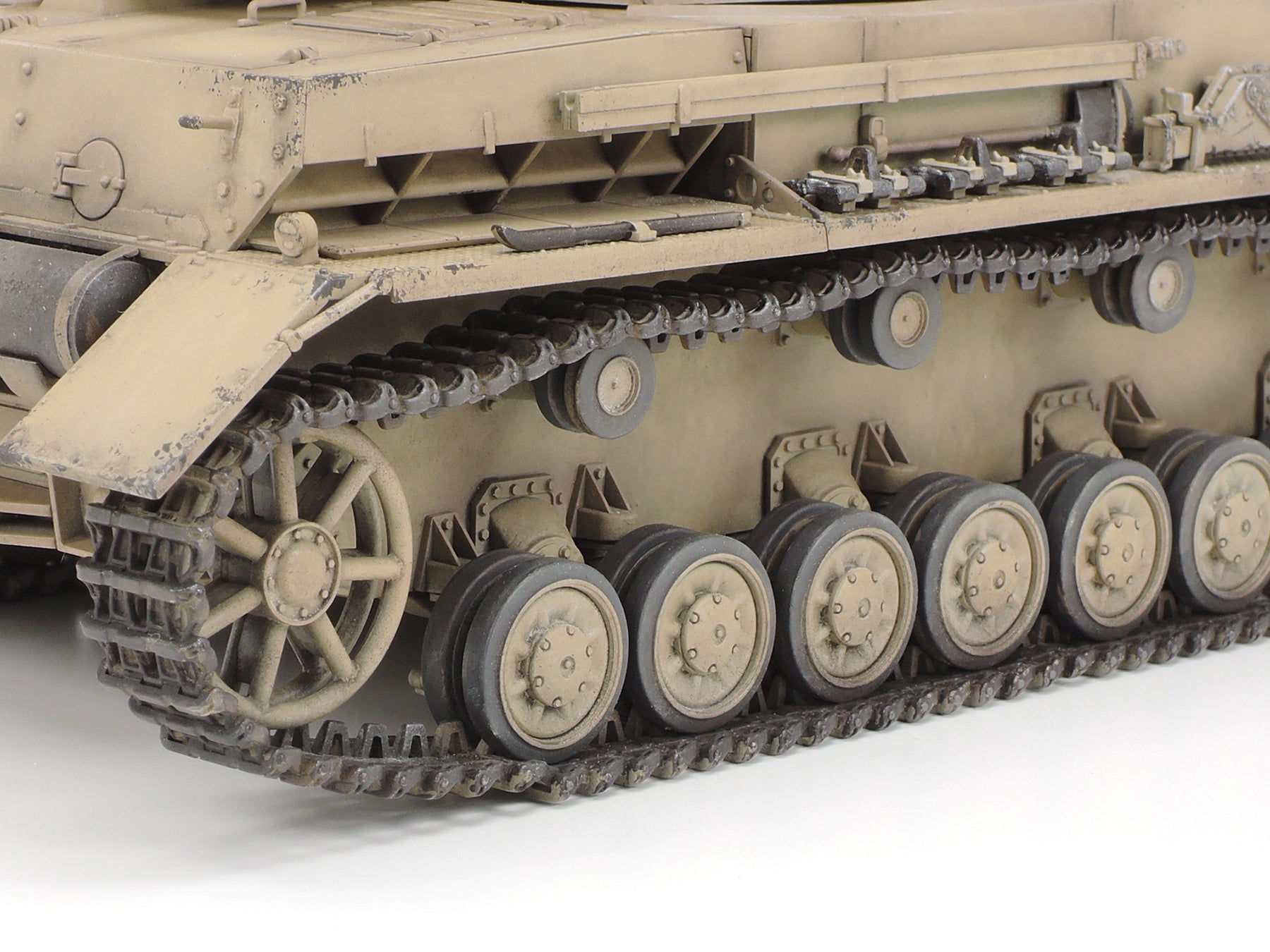 Tamiya 1/35 Panzer Iv.F & Motorcycle North Africa 25208