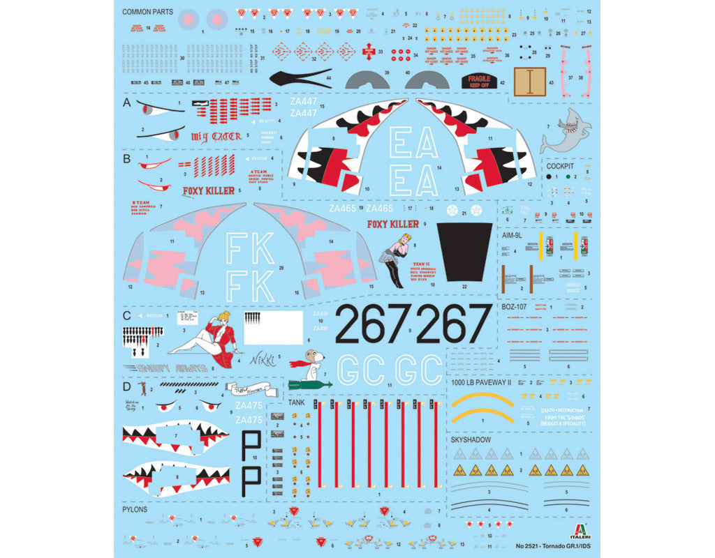 Italeri Tornado GR.1 Desert Storm RAF Aircraft