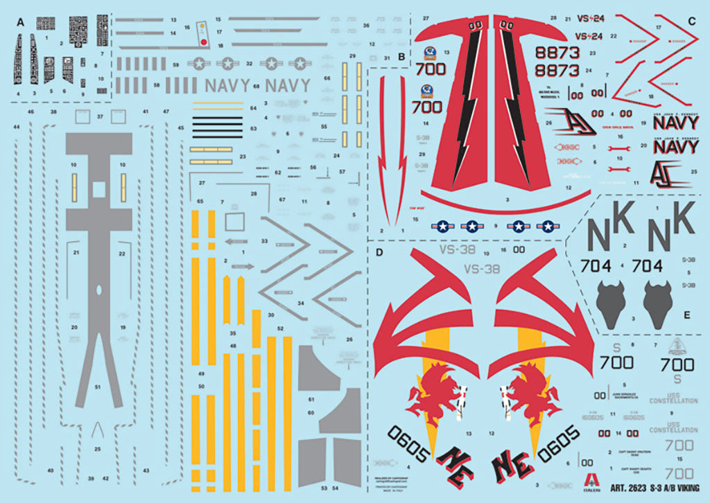 Italeri S-3A/B Viking 2623