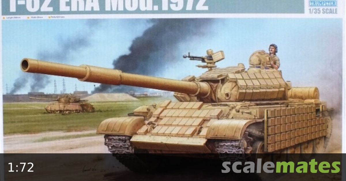 Trumpeter 1:72 - Russian JS-3 T-62 BDD Mod.1984 (Mod.1972 )
