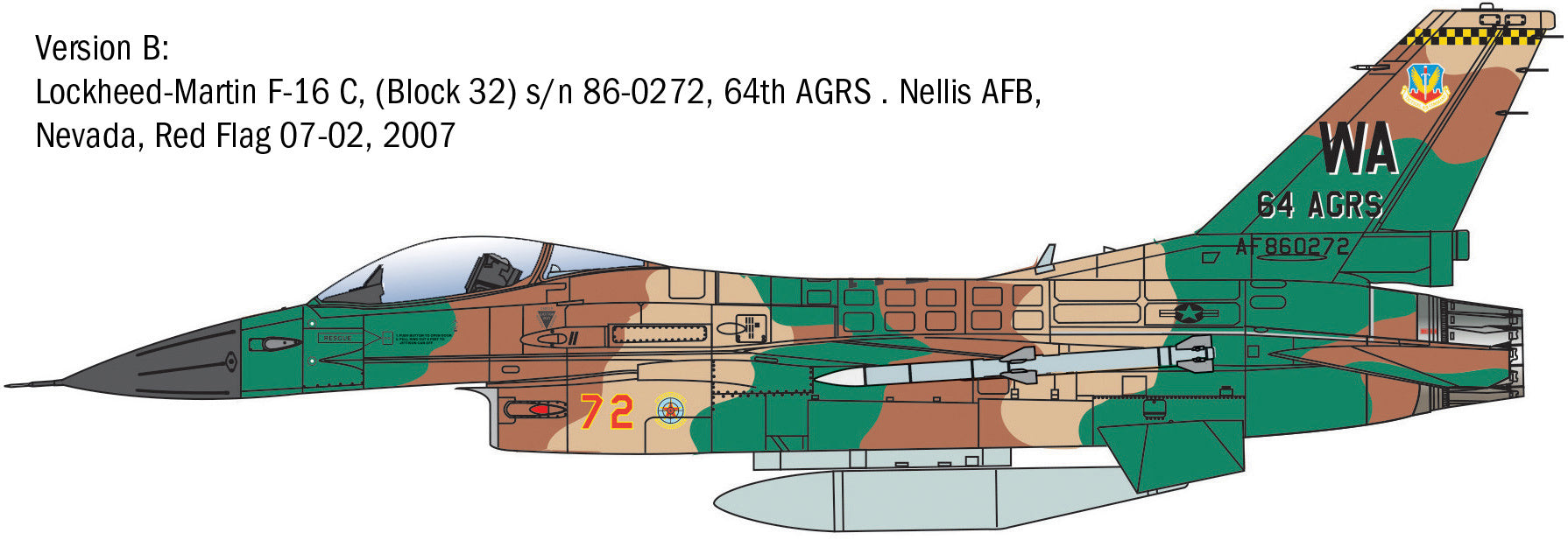 Italeri 1/48 F-16C Fighting Falcon 2825