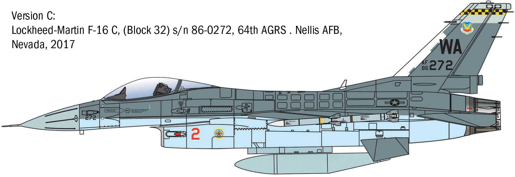 Italeri 1/48 F-16C Fighting Falcon 2825