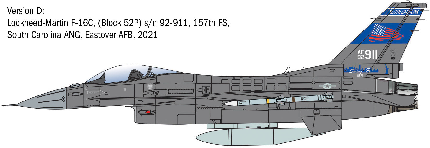 Italeri 1/48 F-16C Fighting Falcon 2825