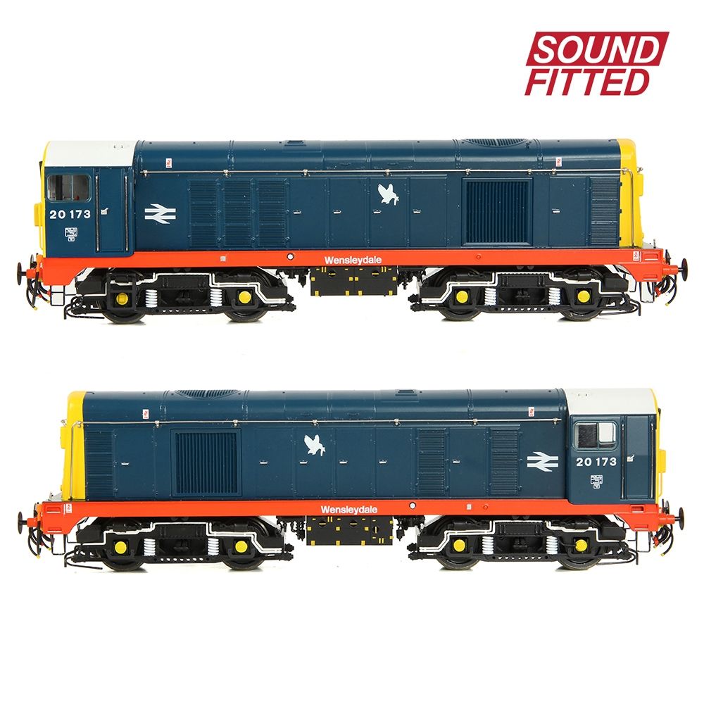 Branchline Class 20/0 Headcode Box 20173 'Wensleydale' BR Blue (Red Solebar) 35-358SF