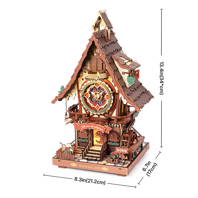 Rolife Cuckoo Clock (Wood Colour) LC901