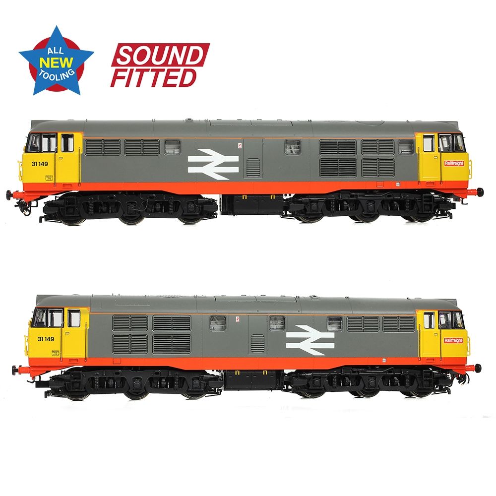 Branchline Class 31/1 Refurbished 31149 BR Railfreight (Red Stripe) 35-821ASF