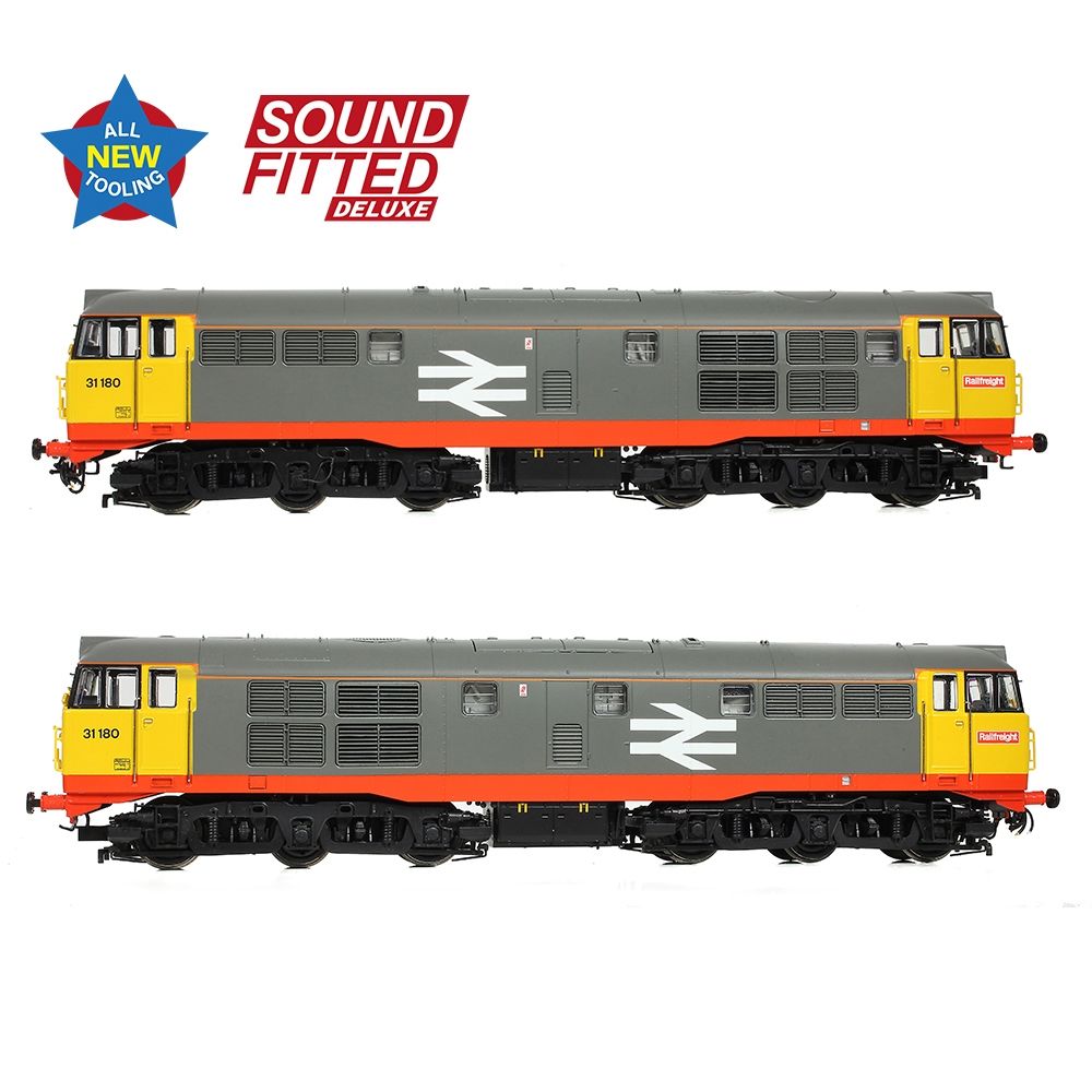 Branchline Class 31/1 Refurbished 31180 BR Railfreight (Red Stripe) 35-821SFX