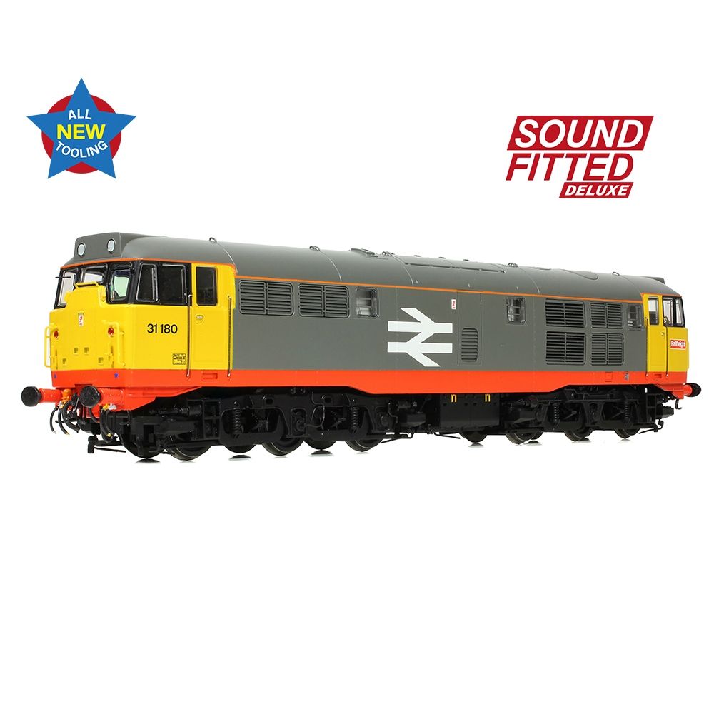 Branchline Class 31/1 Refurbished 31180 BR Railfreight (Red Stripe) 35-821SFX