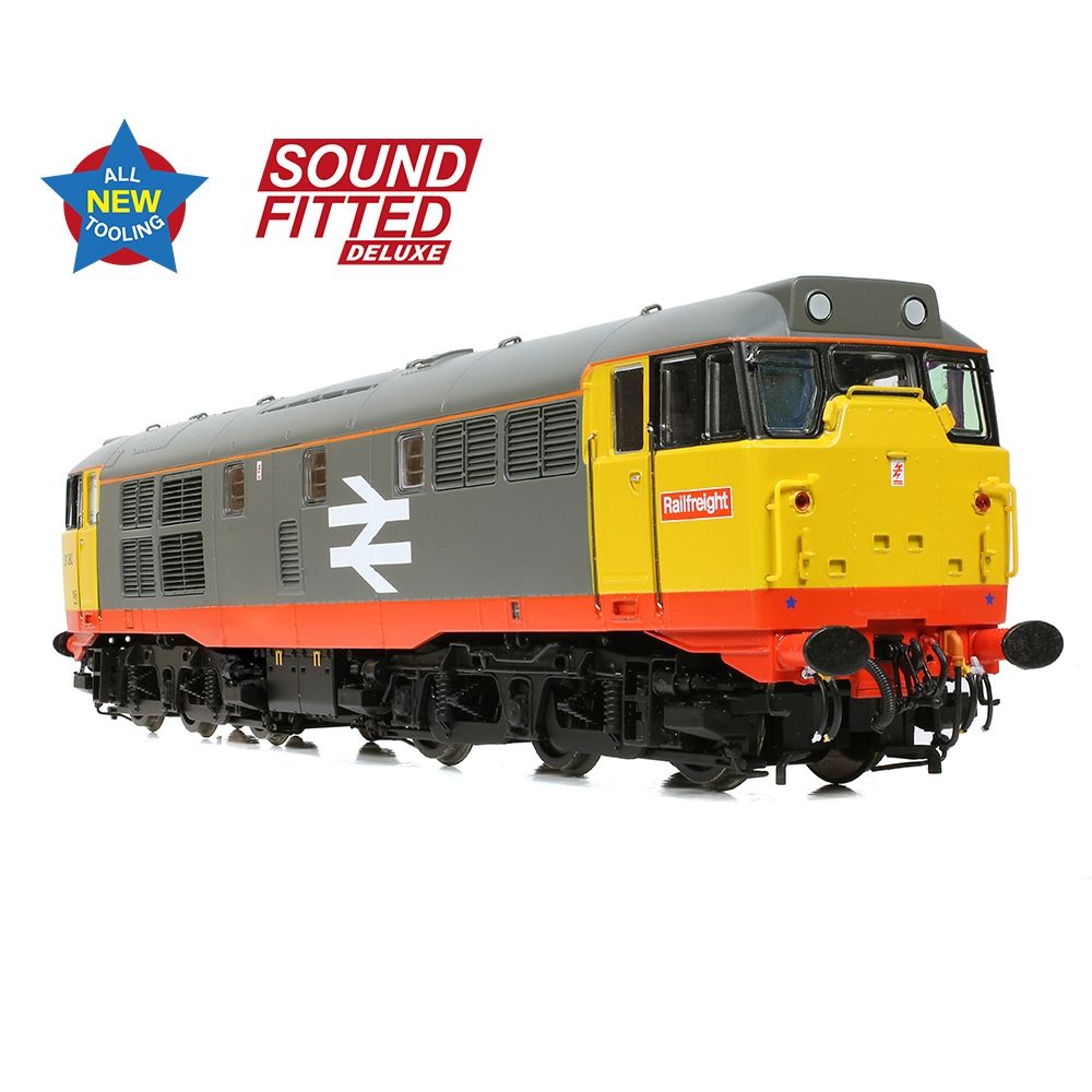 Branchline Class 31/1 Refurbished 31180 BR Railfreight (Red Stripe) 35-821SFX