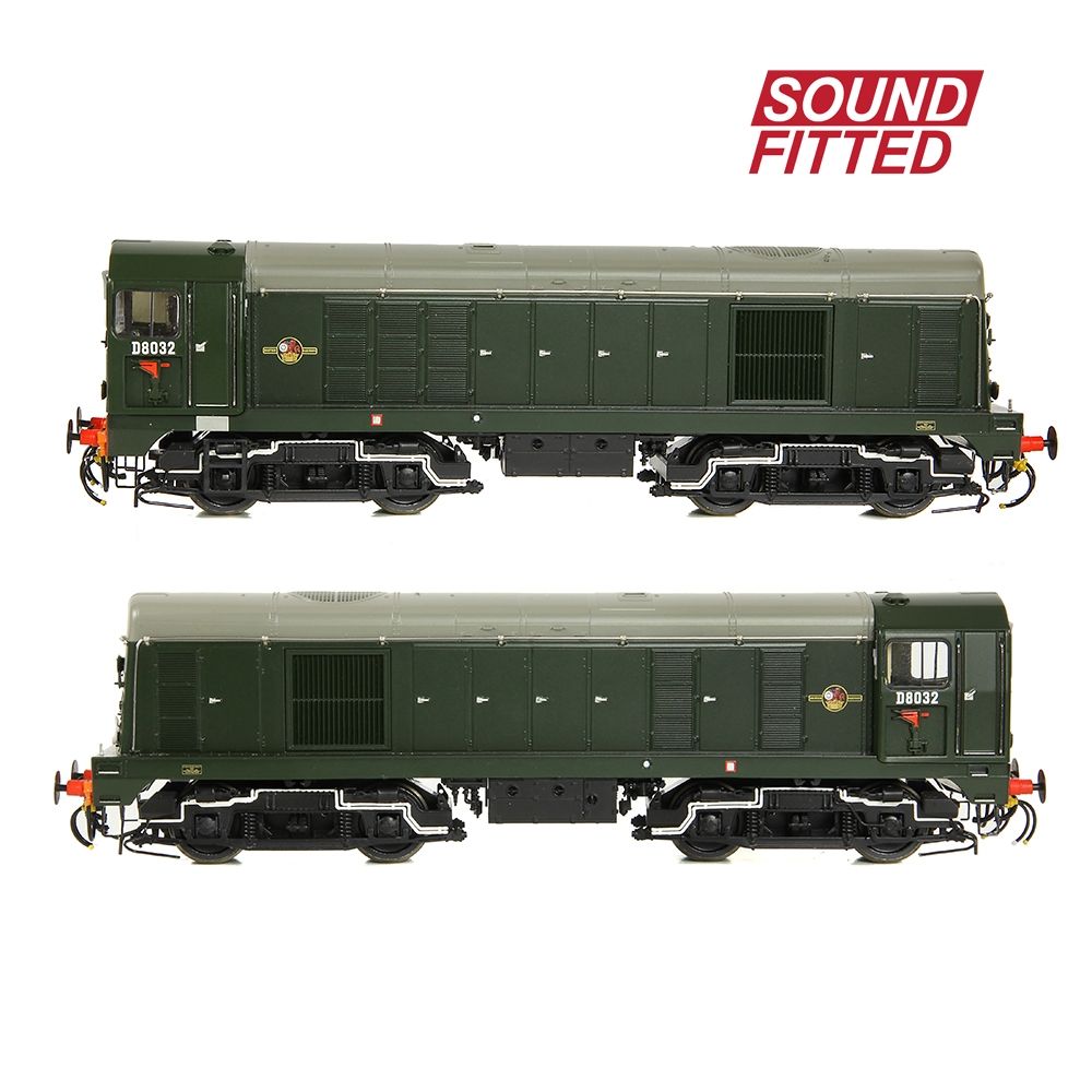 Branchline Class 20/0 Disc Headcode & Tablet Catcher D8102 BR Green (Roundel) 35-352ASF