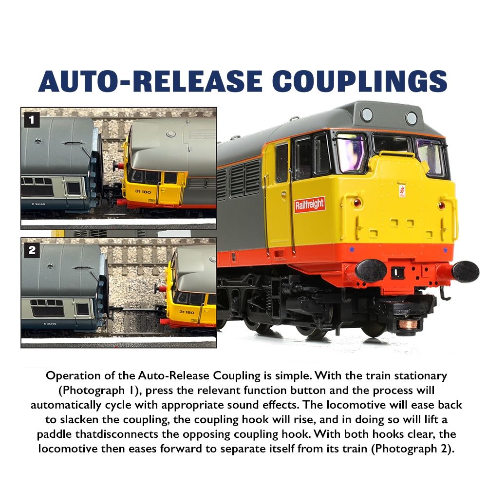 Branchline Class 31/1 Refurbished 31319 BR Railfreight Petroleum Sector 35-823SFX