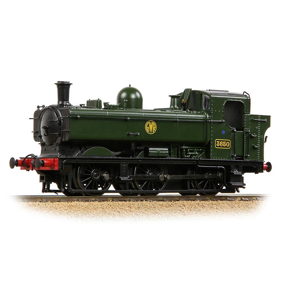Bachmann GWR 8750 Pannier Tank 3650 GWR Green (Shirtbutton) Bachmann
