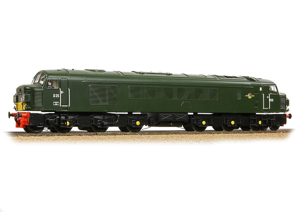 Branchline Class 45 Split Headcode D25 BR Plain Green (Small Yellow Panels) 32-679A