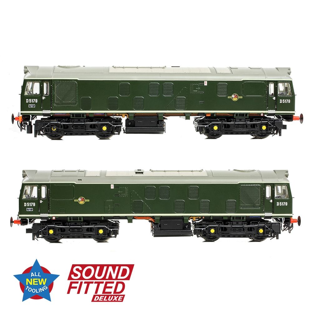 Branchline Class 25/1 D5179 BR Green (Small Yellow Panels) 32-343ASFX